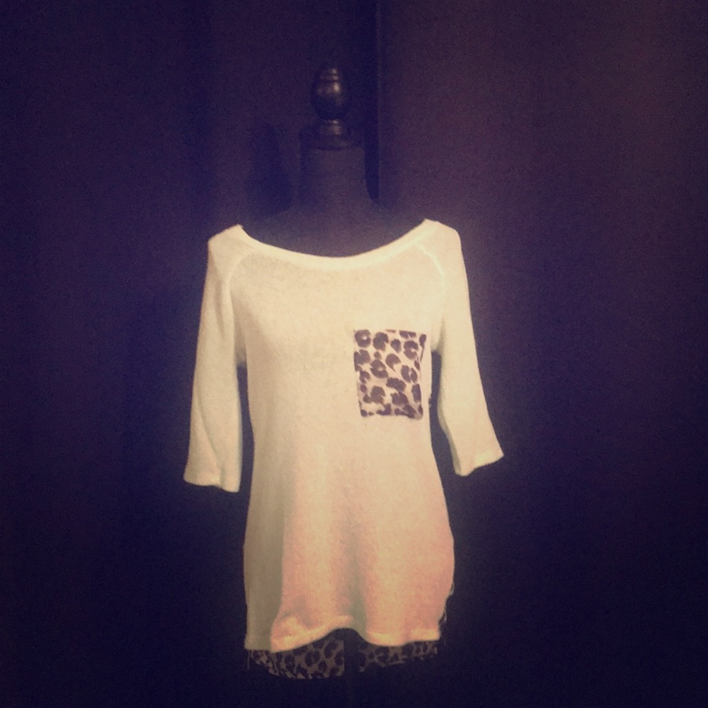 XS leopard print blouse by Daytrip